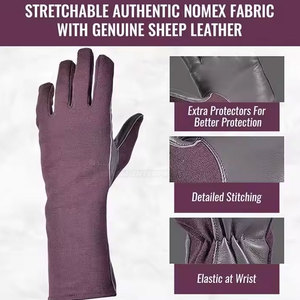 Fabricante paquistaní Nomex Flight Flyers Guantes de piloto Logotipo personalizado Diseño Guantes de piloto Guantes de vuelo - Product Image 1