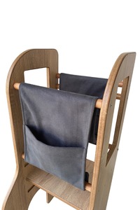 Taburete de escalera plegable de madera moderna para preescolar, torre de aprendizaje, dormitorio escolar, muebles duraderos de madera para niños, animación de Hotel