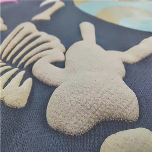 Sudaderas con capucha de manga larga de algodón grueso de alta calidad personalizadas 3D para estampado de hojaldre estilos de invierno transpirables y de secado rápido-teñido liso - Product Image 4