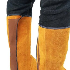 Cubierta de pie de soldadura eléctrica de cuero de vaca, soldador de aislamiento térmico, cubierta de pie antiquemaduras - Product Image 3