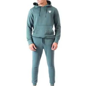 ชุดวอร์มมีฮู้ดของผู้ชายสำหรับฤดูหนาวสีตัดกันดีไซน์แบบกำหนดเอง - Product Image 1