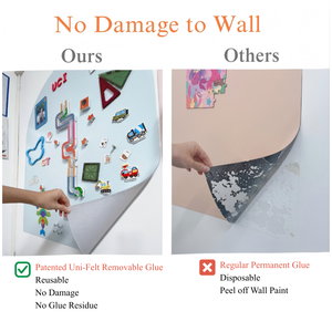 Adesivo Murale Rimovibile e Riutilizzabile Uni-felt, Decorazione Minimalista Moderna <span class=keywords><strong>per</strong></span> Soggiorno e Camera da Letto - Product Image 4