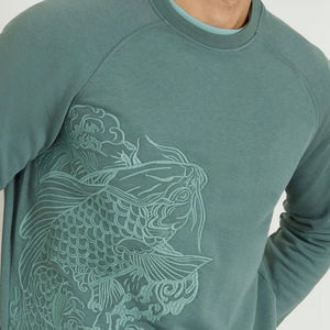 Diseños de materiales frescos Algodón mezclado Su propio Venta caliente Tendencia Precio bajo Sudaderas bordadas de calidad premium - Product Image 4