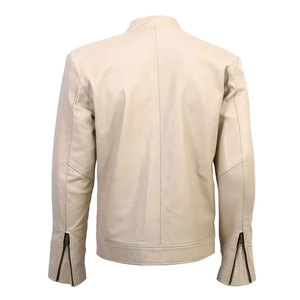 Vestes en cuir véritable tendance de qualité supérieure pour hommes Vestes en cuir personnalisées à prix de gros pour hommes - Product Image 2