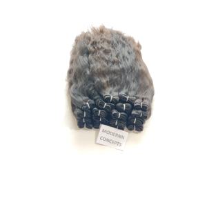 100% extensions de cheveux indiens naturels bruts à cuticule alignée non transformés, faisceaux de boucles italiennes profondes en vrac du vendeur Temple - Product Image 6