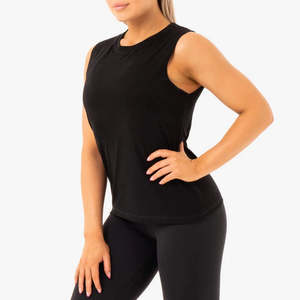 <b>Women's</b> Crop <b>Tank</b> <b>Top</b> Custom Logo Summer Ladies Vest Cotton Spandex Ribbed <b>Women</b>`<b>s</b> Crop <b>Tank</b> <b>Tops</b> Sleeveless Crop <b>Top</b> - Product Image 1