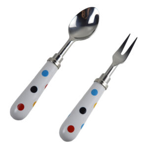 Excelente Juego de Cubiertos con Acabado Plateado, Diseño Combinado Plateado, Cubiertos Metálicos para el Desayuno y Decoración de Mesa de Comedor - Product Image 4