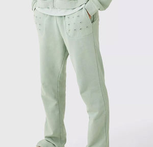 ชุดวอร์มผู้ชายแบบดิสเทรสสั่งทำพิเศษ คุณภาพสูง ผ้าฝ้าย 100% แห้งเร็ว ระบายอากาศดี ดีไซน์สำหรับผู้ใหญ่ ชุดวอร์มแบบดิสเทรส - Product Image 2