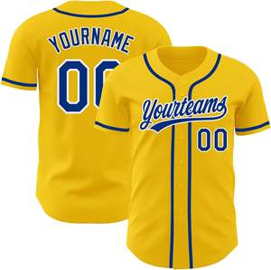 Jersey de béisbol con botones, camiseta de softbol sublimada, aparejos personalizados, sarga, nombre, número, uniformes de equipo bordados, ajuste transpirable - Product Image 3
