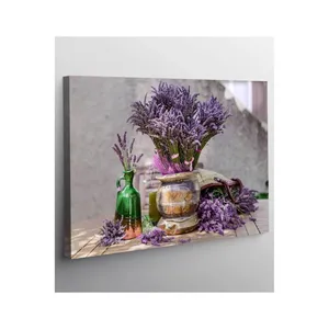 Bouquet de lavande Fida dans un pot, impression sur toile Still Life - Product Image 6