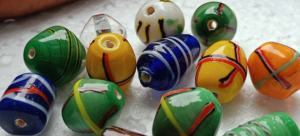 Perles en verre Lampwork assorties en gros, couleurs et formes mélangées pour la fabrication de bijoux, perles en verre Lampwork faites à la main, en vrac - Product Image 4