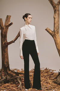 Estilo informal Colección de otoño encantadora Pantalones de lujo Mujeres Damas Estilo elegante Servicios ODM Hecho en Vietnam - Product Image 2