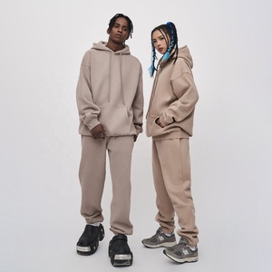 Vente en gros Ensemble sweat à capuche en coton 100% polyester Design personnalisé Survêtement et sweat à capuche Ensemble survêtement pour hommes 2025 - Product Image 1