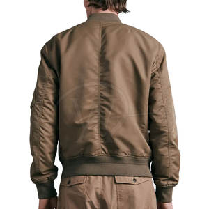 Blouson bombardier pour hommes avec propre logo design de service OEM Blouson bombardier de haute qualité à la mode pour hommes - Product Image 2