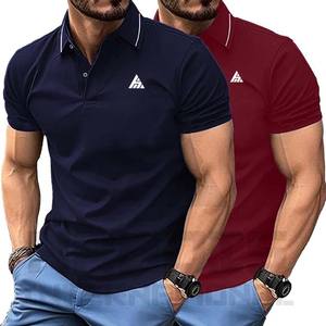 Polos de manga corta para hombre con logotipo personalizado de nuevo diseño, polos informales para hombre, polos de algodón - Product Image 1