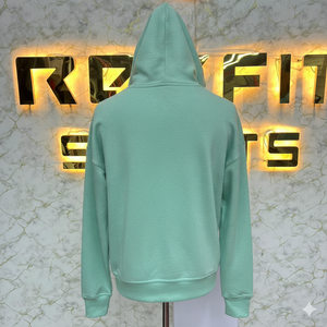 เสื้อมีฮู้ดแบบซิปใส่ได้ทั้งชายและหญิงสีทึบพลอยเทียมราคาไม่แพงสไตล์ลำลอง - Product Image 2