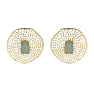 Collar con Colgante Clásico con Bisel de Latón Mate, Joyería de Moda Unisex Hecha a Mano, Chapado en Oro de 18K, Listo para Enviar al por Mayor - Product Image 3