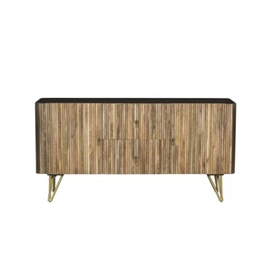 Latest Double Shade Finish Solid Mango <b>Wood</b> Handcrafted Modern Farmhouse Dining Sideboard with <b>Storage</b> for Bedroom - Product Image 2