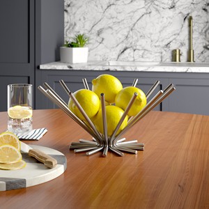 Panier de rangement pour fruits et légumes plaqué or Vaisselle décorative Panier à pain Panier en fil métallique solide et durable fait à la main - Product Image 6
