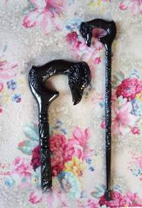 ไม้เท้าเรซิ่นไม้เนื้อแข็งกันลื่น พร้อมด้ามจับหลากหลายรูปทรง แข็งแรง สำหรับผู้สูงอายุและผู้พักฟื้น - Product Image 3