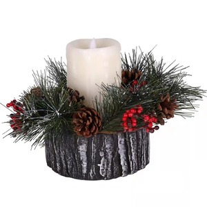 TOOWIN Christmas Tearing <b>Candles</b>, Flat-Mouthed Paraffin Led Simulated Electronic <b>Candles</b>, Christmas Decorative <b>Candles</b> - Product Image 6