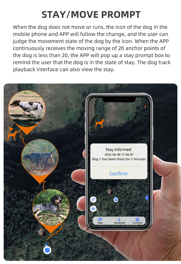 Hot Selling Professional Hunters Long Distance Hunting Dog Gps Tracking