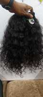 Remy Rambut India Berkualitas Tinggi Single Donor Machine Double Wefted Natural Curly Bebas Kimia 100g Semua Warna