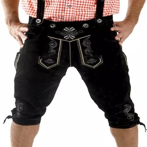 Lederhosen-traje bávaro de cuero de ante para hombre, traje de Oktoberfest, Bavaria - Product Image 6