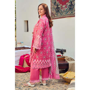 Ensemble 3 pièces CL-52663, style décontracté, imprimé, en mousseline de soie, avec dupatta, pour le printemps/été - Product Image 3