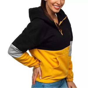 เสื้อฮู้ดแขนริบบิ้นสำหรับผู้หญิงโบว์โลโก้ออกแบบได้ตามต้องการ - Product Image 6