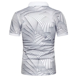 Polo deportivo de color sólido suave y cómodo para hombre, camisetas de manga corta antiarrugas, 100% de algodón, novedad - Product Image 2