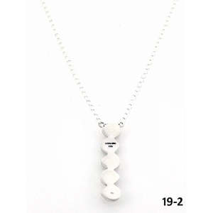 Collar con Colgante de Bola de Plata de Ley y Algodón Dulce Inspirado en el Suroeste - Product Image 4