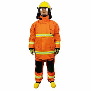 Traje de bombero ignífugo de meta-aramida de 4 capas, impermeable, para incendios forestales y ropa de seguridad para rescate. - Product Image 5