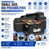 Imprimante UV A2 abordable 4060, machine d'impression UV à plat pour les startups, solution d'impression acrylique personnalisée pour cadeaux