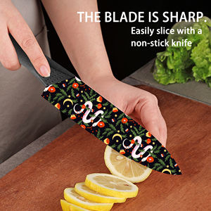 Juego de Cuchillos de Chef de Cerámica con Diseño Nuevo y Personalizado, 2 Juegos con Mango de Plástico, Aptos para Lavavajillas, para Chefs Profesionales, Entrega Rápida - Product Image 5