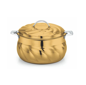 Stylish modern stainless steel hot pot chapati rice box keeps <b>food</b> <b>warm</b> & fresh casserole cookware home kitchen restaurant 2025 - Product Image 4