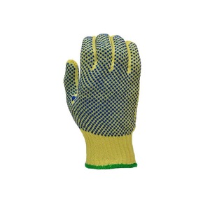 Guantes DE TRABAJO punteados de PVC de punto de algodón Guante de trabajo manual hermoso Diferentes tipos de guantes Mejor precio - Product Image 2