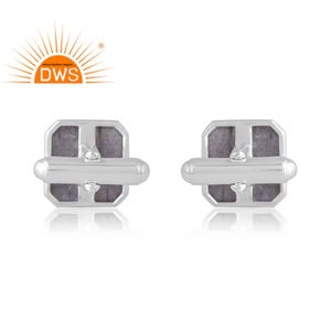 Pendiente de piedras preciosas de labradorita Natural de Plata de Ley 925, joyería personalizada para mujer, regalo para ella - Product Image 2