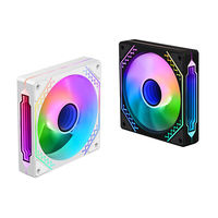 Ventilateur de boîtier RGB silencieux Prism IV ARGB Sync 120 mm à faible bruit et température contrôlée Boîtier de contrôle pour systèmes de jeu PC 45 Hydro Bearing