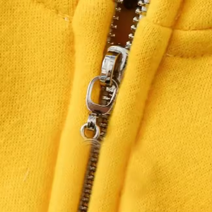 Sudadera con Capucha Personalizada con Logotipo, de Algodón/Poliéster Grueso, Forro de Satén, Invierno, Lisa, Teñida, con Cremallera Completa - Product Image 2