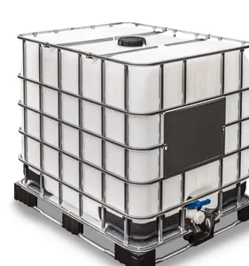 275 Gallon Reconditioned IBC Tote with Camlock Valve 1000L IBC Tank Steel Pallet With Plastic Drums