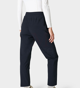 Casual Mid Waist Sweat Pant <b>Trousers</b> for <b>Men</b> 100% Cotton Jogger Elastic Closure Plain Dyed Straight Pattern OEM Service - Product Image 1