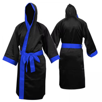 Robe de boxe professionnelle sur mesure de haute qualité, durable et respirante avec capuche pour l'entraînement aux arts martiaux