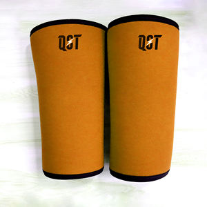 Rodilleras Profesionales Ajustables de Nailon y Algodón de 7 mm con Logotipo Personalizado para Levantamiento de Pesas, Gimnasio y Entrenamiento, para Todas las Temporadas - Product Image 4