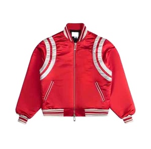 Manufacturer <b>Mens</b> Satin <b>Bomber</b> <b>Jacket</b> High Quality Standard Baseball Winter <b>Varsity</b> <b>Jacket</b> Fashionable Satin <b>Varsity</b> <b>Jacket</b> - Product Image 1