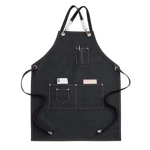 Wholesale Customized Kitchen Cheap Canvas <b>Apron</b> in Kitchen Home <b>Work</b> Canvas <b>Apron</b> - Product Image 4