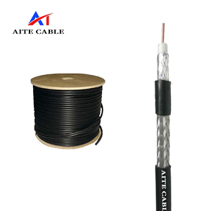 Ccs/BC Đồng kép/Ba/bốn lá chắn PVC/PE áo khoác sat501 sat602 sat703 cáp đồng trục cho CCTV/CATV - Product Image 4