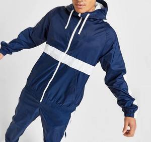 Ensemble coupe-vent sur mesure pour hommes vêtements actifs anti-rides qualité supérieure vente chaude ensemble coupe-vent pour hommes avec un poids léger - Product Image 2