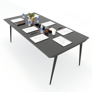 Pied de table minimaliste en fer CONE Concept 200x100 HCCO009, assemblage requis - Product Image 3