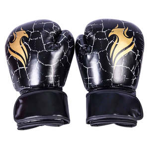 Gants d'entraînement de boxe et MMA en cuir PU haute durabilité, avec lacets au poignet, légers et écologiques, pour sacs de frappe, vente en gros - Product Image 1